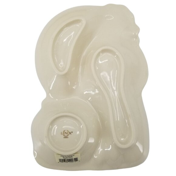 Halloween Witch Lenox Divided Serving Tray Candy Dish Plate RETIRED Original Box - Picture 2 of 12